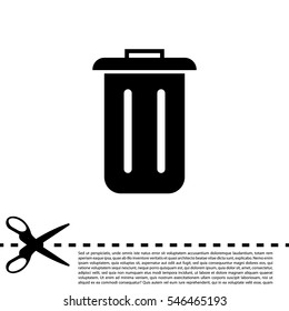 Trash can icon