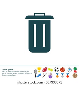 Trash can icon