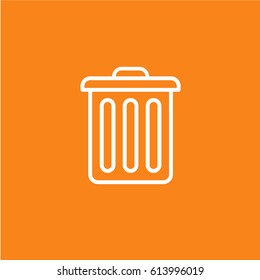 Trash can icon