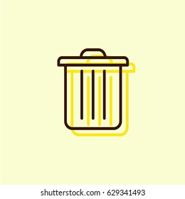 Trash can icon