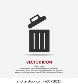 Trash can icon