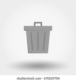 Trash can icon.