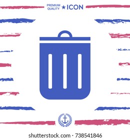 Trash can icon