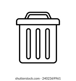 Trash can icon for cleanliness and delete
