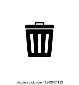 Trash Can Icon Delete Icon Symbol Stock Vector (Royalty Free ...