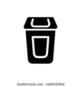 trash can icon design, flat style icon collection