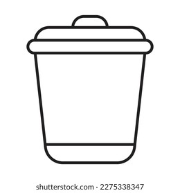 Trash Can Icon Design For Personal And Commercial Use
