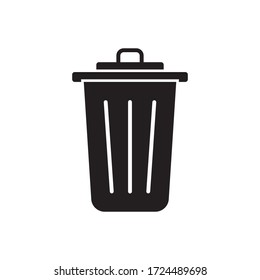 Trash Can Icon Design Vector Template