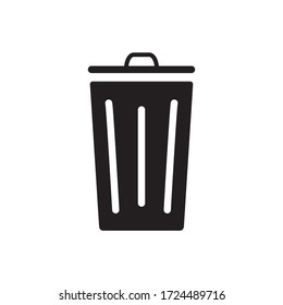 Trash Can Icon Design Vector Template