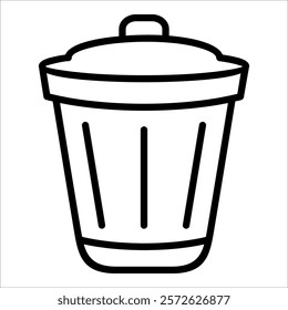 Trash Can Icon Element For Design