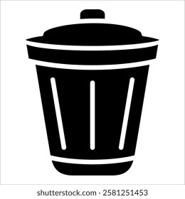 Trash Can Icon Element For Design