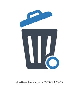 Icono de la papelera. Basura, icono de papelera de reciclaje