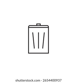 trash can icon illustration element design