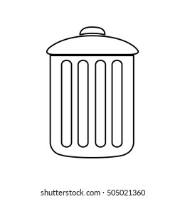 trash can icon image 