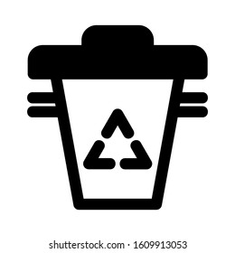 trash can icon isolated sign symbol vector illustration - high quality black style vector icons
