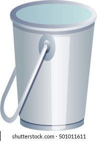 Trash can icon. Modern vector icon on white. Illustration symbol icon isolated on white