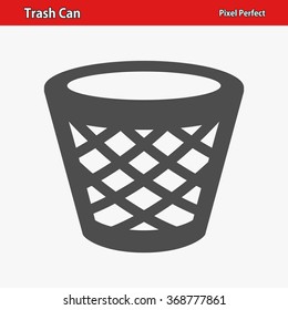 Trash Can Icon. Professional, pixel perfect icons optimized for both large and small resolutions. EPS 8 format.