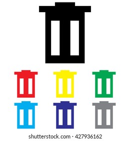 Trash Can Icon Set