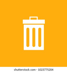  trash can icon, stock vector, eps10.