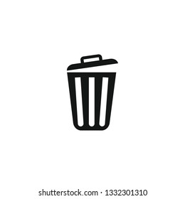 Trash can icon symbol