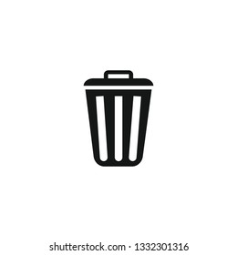 Trash can icon symbol