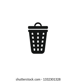 Trash can icon symbol