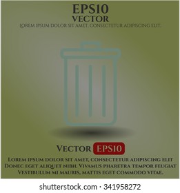 Trash Can icon or symbol