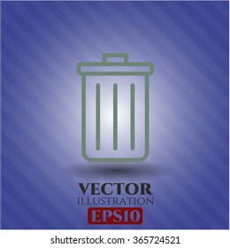 Icono o símbolo Trash Can
