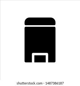 
trash can icon. symbol of delete or remove with trendy flat style icon for web site design, logo, app, UI isolated on white background. vector illustration eps 10