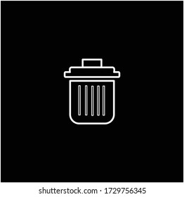 icono de la papelera. normalmente se utiliza para vertir archivos que se han eliminado