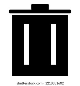 trash can icon vector