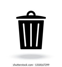 Trash Can Icon Vector