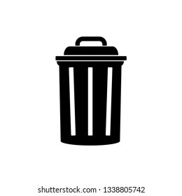 trash can icon vector