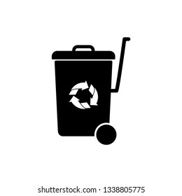 trash can icon vector