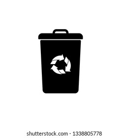 trash can icon vector
