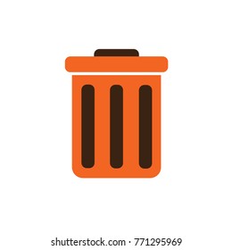 trash can icon vector