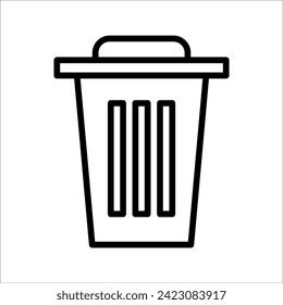 La barra diagonal puede ser un vector de icono. Borrar signo