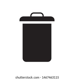 trash can icon vector design template