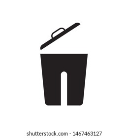 trash can icon vector design template