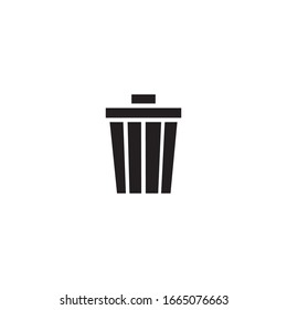 trash can icon vector design template