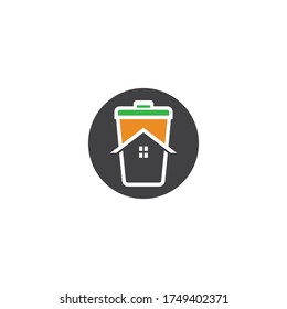 trash can icon vector design template and symbol