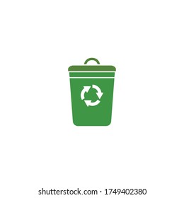 trash can icon vector design template and symbol