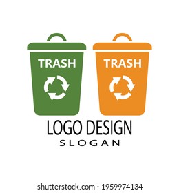 trash can icon vector design template and symbol