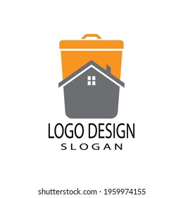 trash can icon vector design template and symbol