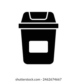 trash can icon vector design template simple and clean