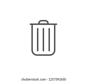 Trash can icon . Vector . Eps 10