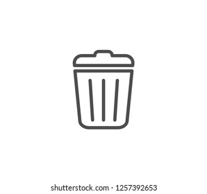 Trash can icon . Vector . Eps 10