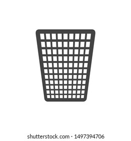 trash can icon, vector illustration