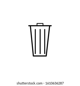 Trash Can Icon Vector / Illustration