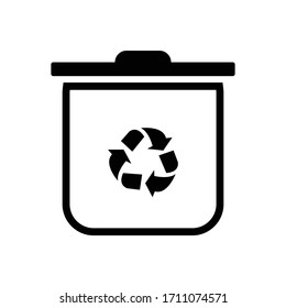 trash can icon vector illustration